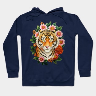 Japanese Tiger Ukiyo e Vintage Hoodie